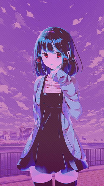 High quality 80 Purple background anime gif for your social media and  computer