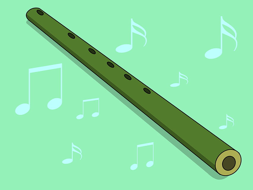 Wie erstelle ich eine Bambusflöte? Diy Musikinstrumente, Flöte, Holzflöte HD-Hintergrundbild