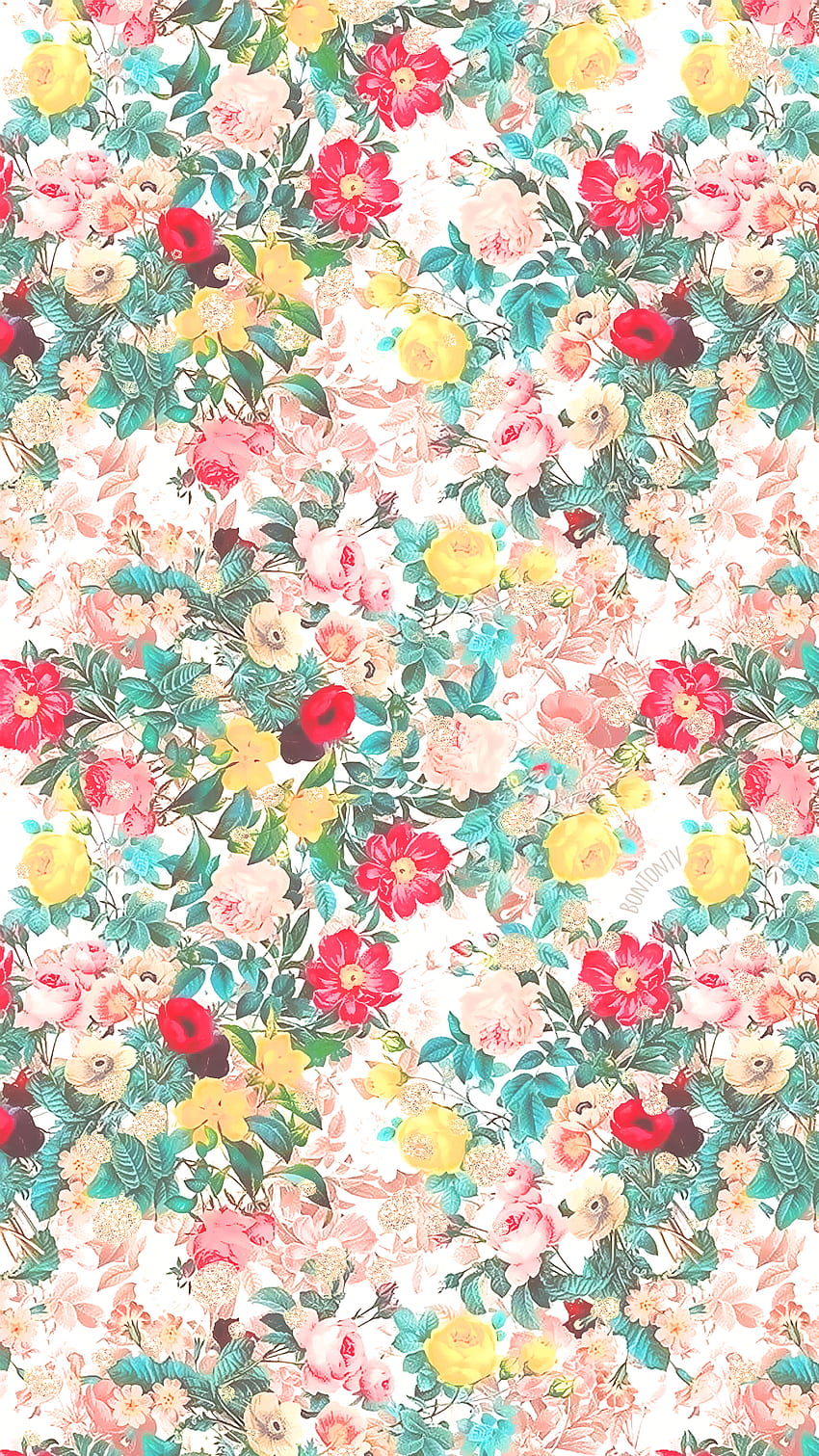 Phone Watercolor Flowers - by BonTon TV - Background . Flower phone , Cute flower , Floral background, Artsy Flower HD phone wallpaper