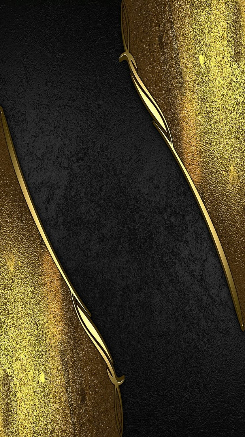 Negro y dorado - -, elegante negro y dorado fondo de pantalla del teléfono