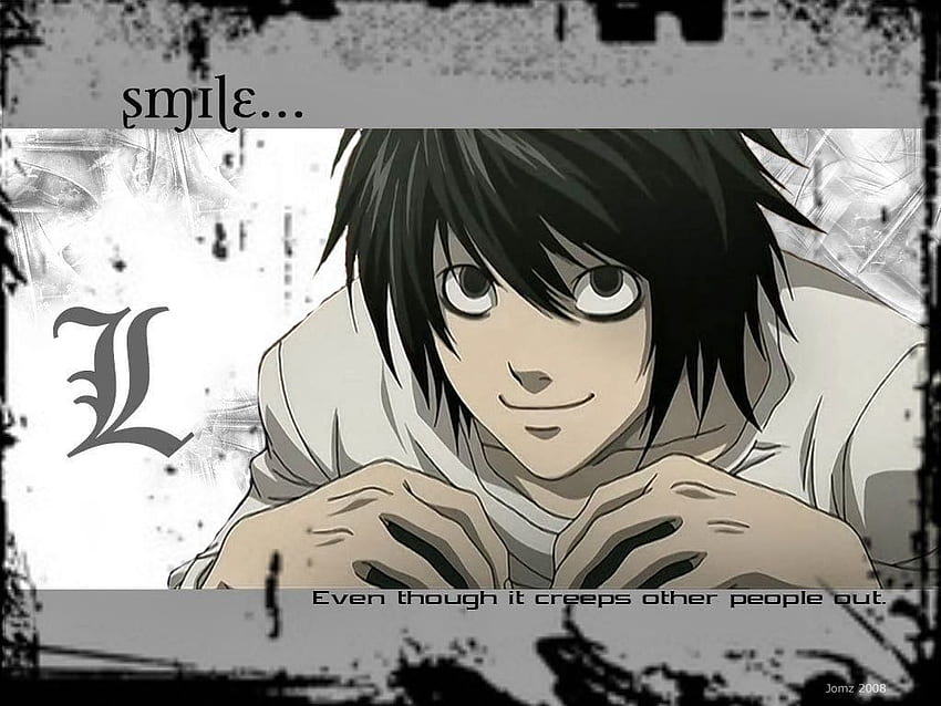 Death Note L Lawliet Zitate - Anime HD-Hintergrundbild