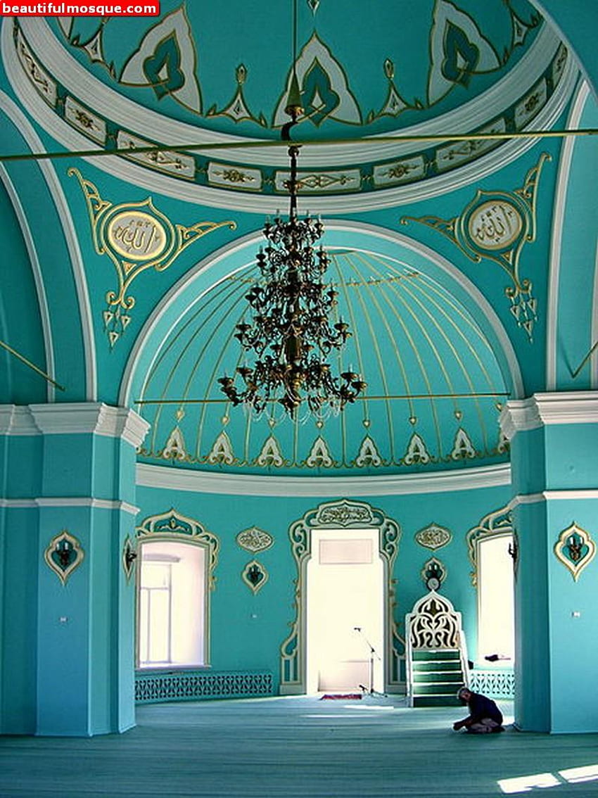 世界の美しいモスク、カザン HD電話の壁紙
