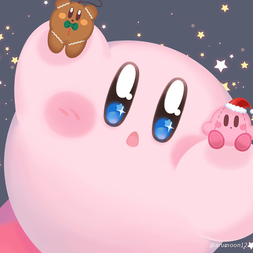 Ideas de Kirby en 2021. kirby, kirby art, kirby character, Kirby Christmas fondo de pantalla del teléfono