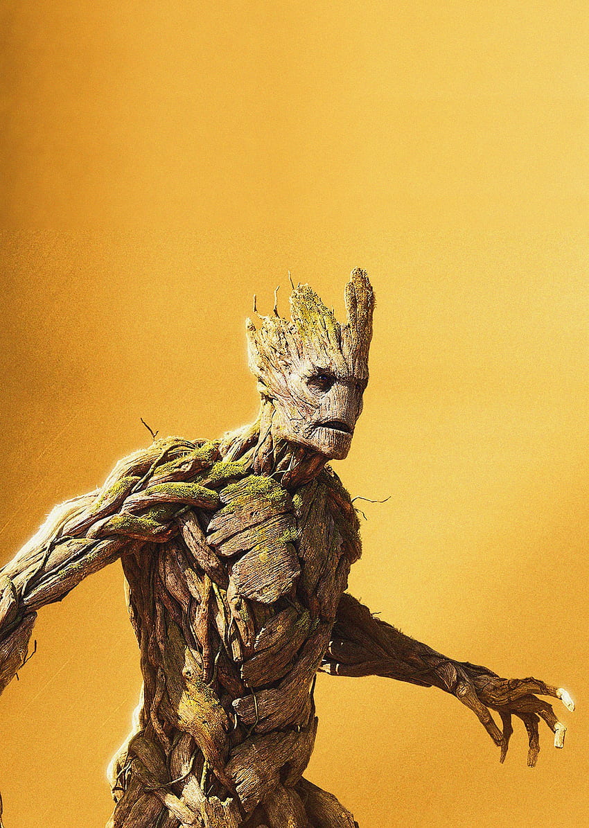 Groot, marvel comics, Avengers: Infinity War HD phone wallpaper
