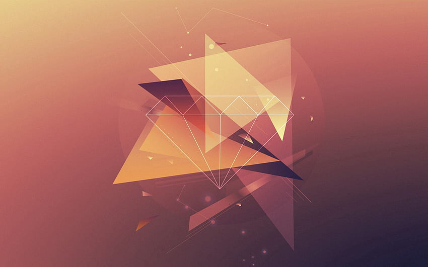 Abstract, Background, Lines, Faded, Triangles HD wallpaper