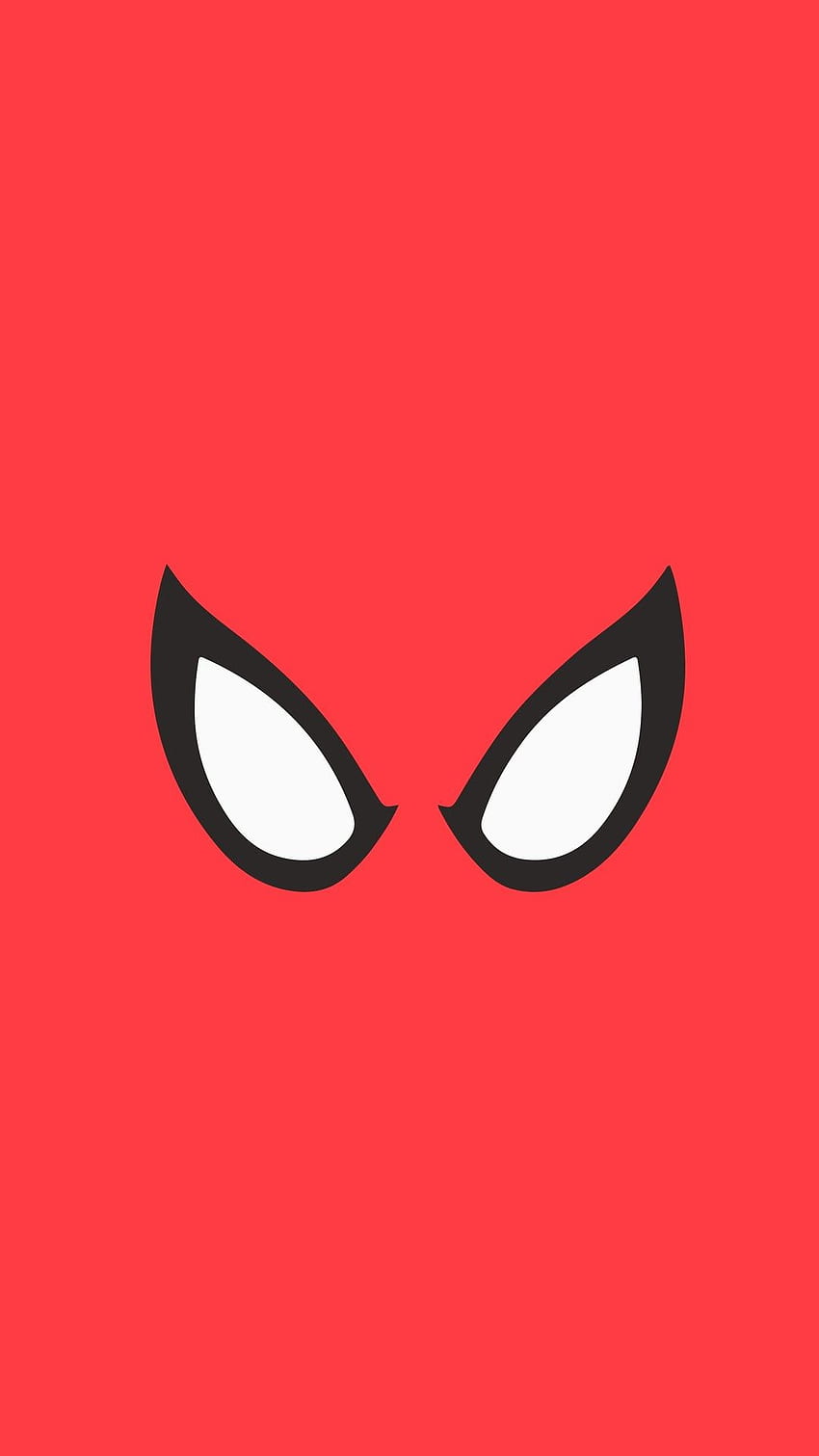 iPhone de fundo minimalista vermelho do Homem-Aranha. Super-herói, Vingadores, Marvel comics, Spider-Man Red Papel de parede de celular HD