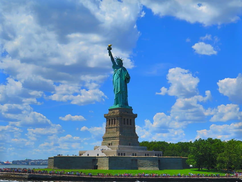 Statue Of Liberty, dom, sept 11, NYC, liberty HD wallpaper