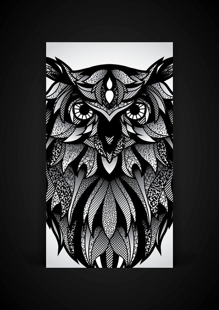 Owl mobile interface Vector - 1612553 HD phone wallpaper