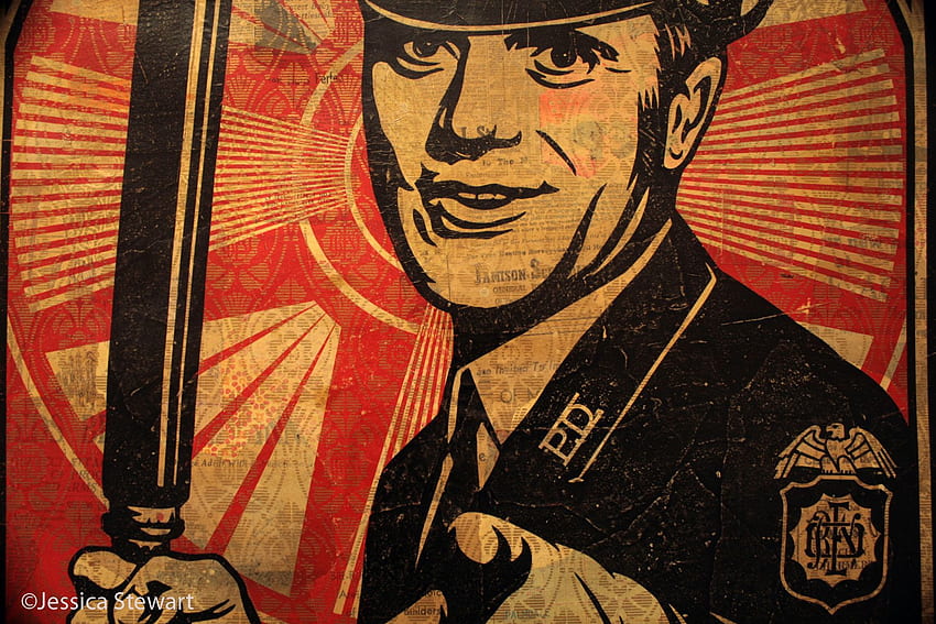 Shepard Fairey, Obey Art HD wallpaper