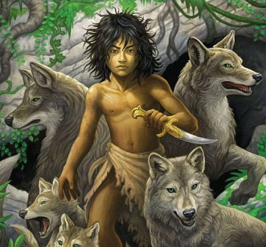 Mowgli jungle Book HD wallpaper