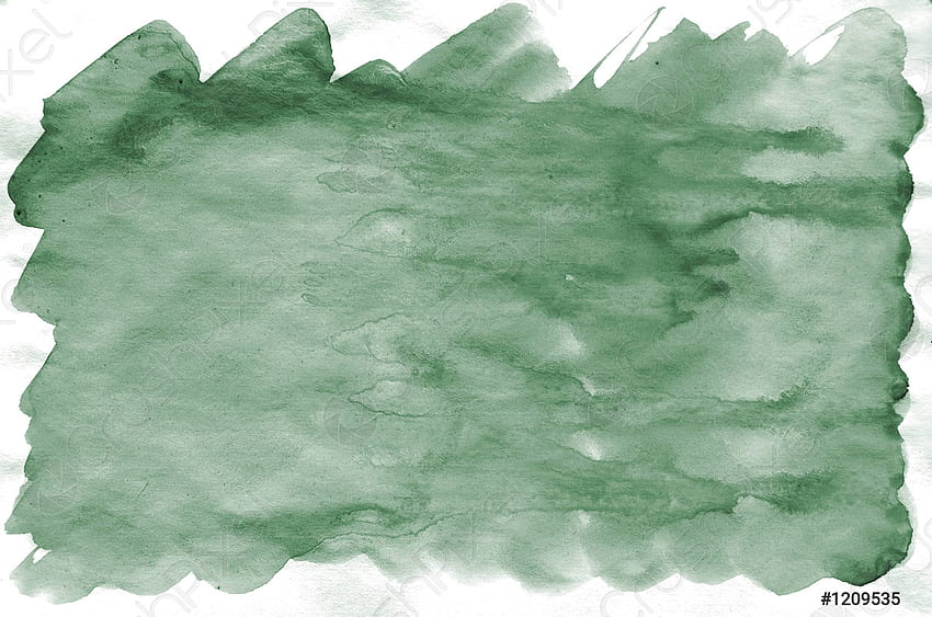 Colorful dark green watercolor background for Aquarelle bright color HD wallpaper