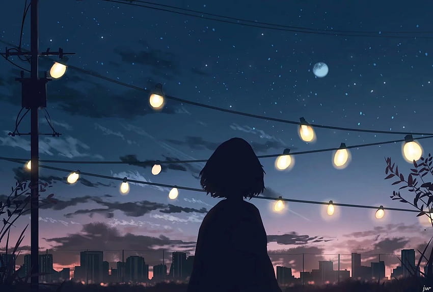JW artist in 2020. Anime scenery , Scenery , art, Sad Anime Aesthetic HD wallpaper