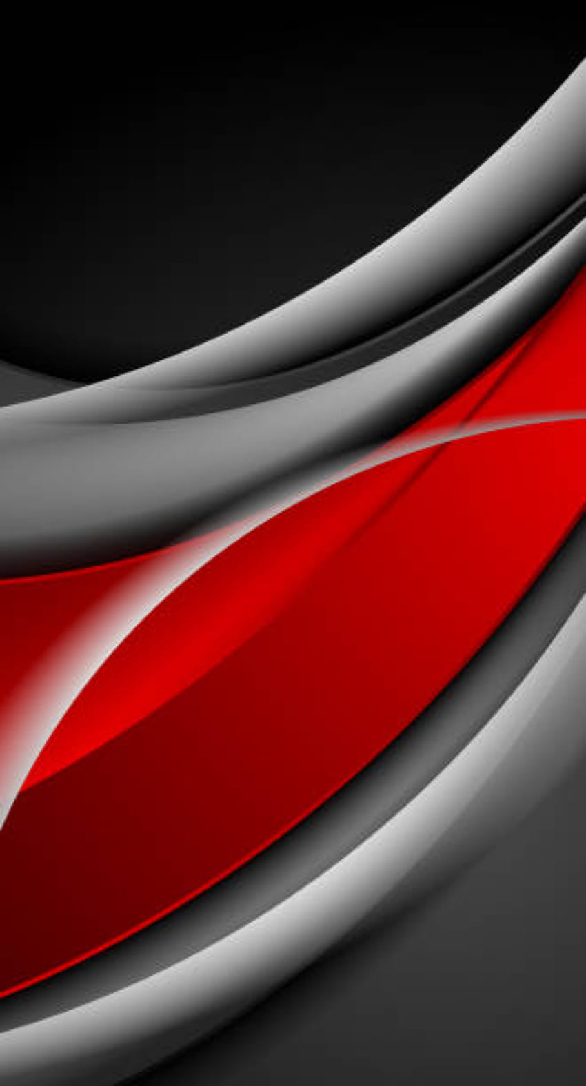 red black gray curves, digital, waves, amoled, material, neon, texture, android, design, pattern, iphone HD phone wallpaper