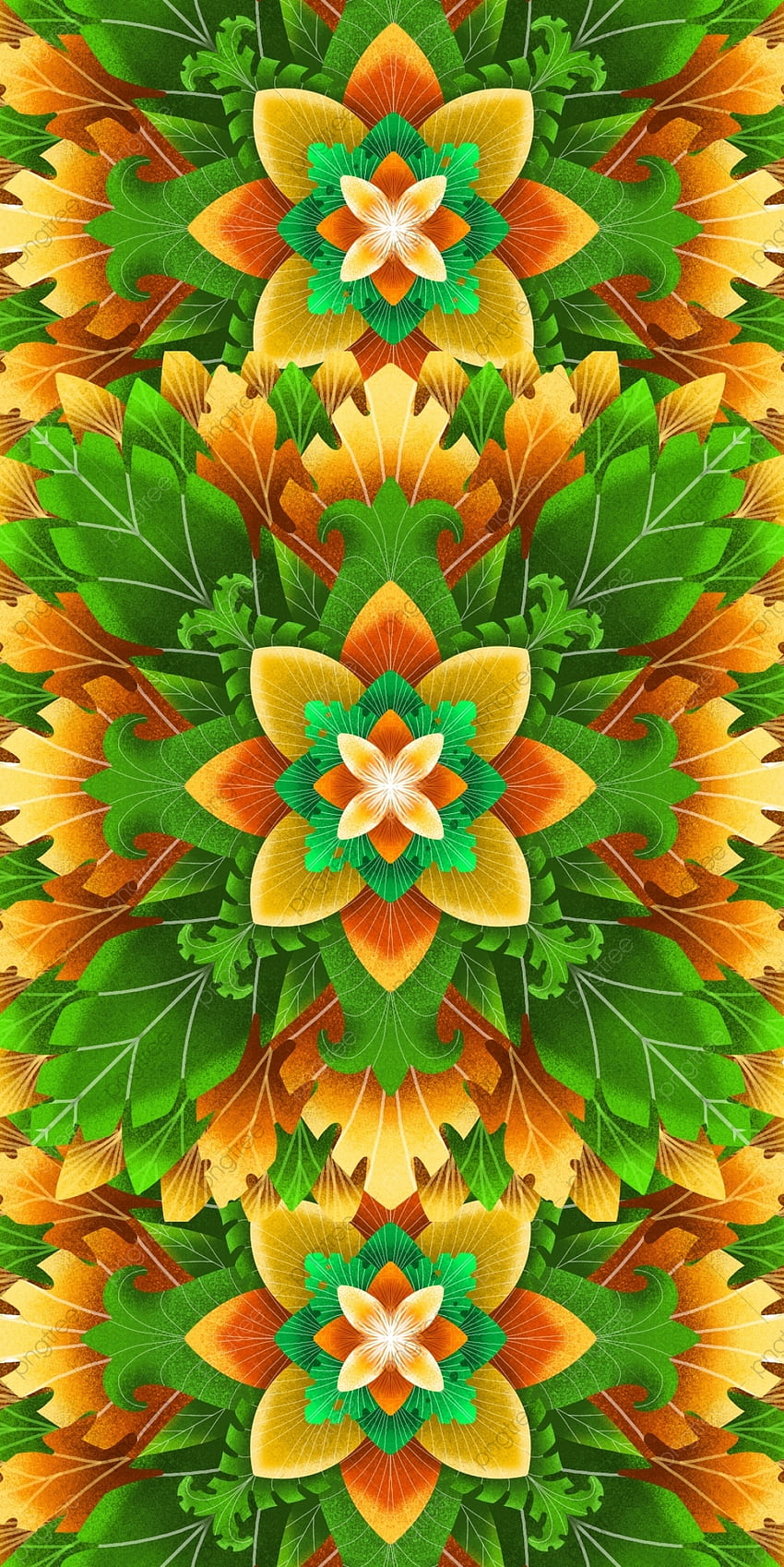 Dekoratives ethnisches Natur-Muster, abstrakter, dekorativer, geometrischer Hintergrund für HD-Handy-Hintergrundbild