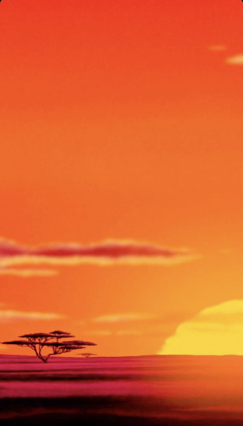 König der Löwen Sonnenaufgang, König der Löwen Sonnenuntergang HD-Handy-Hintergrundbild