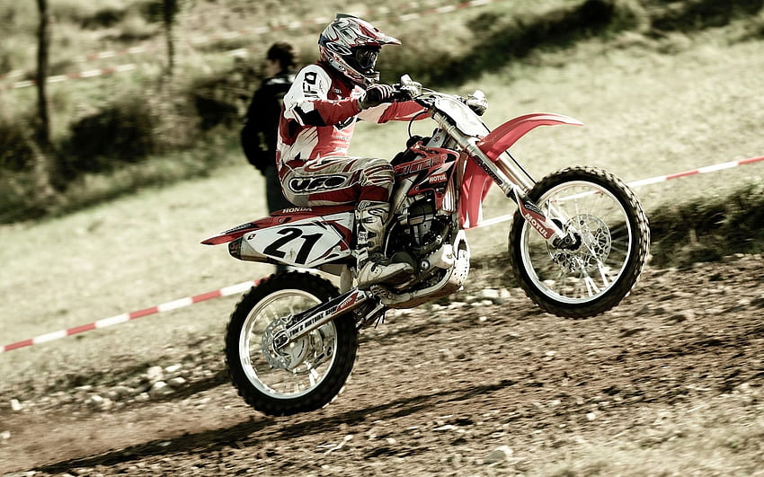 Honda Ufo Motul Motocross - Motorbike Dirt Racing - -, Honda CRF HD wallpaper