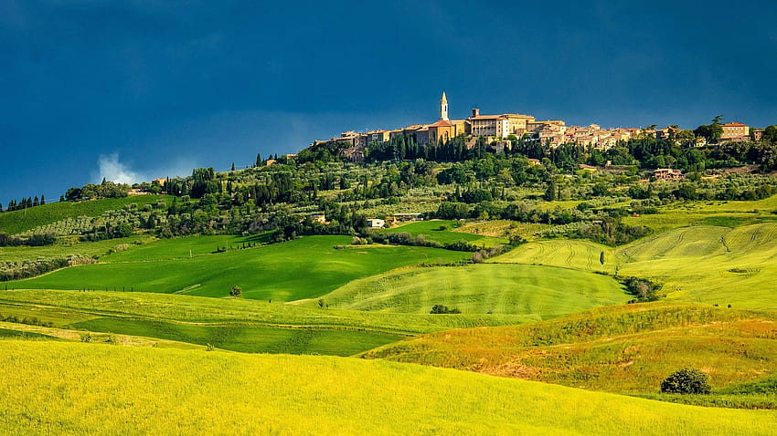 Pienza, Tuscany, Italy (phone background), Montepulciano HD wallpaper