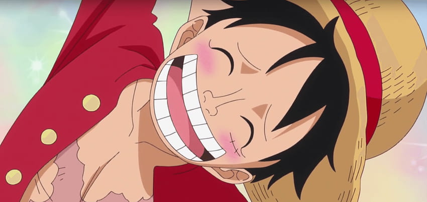 Luffy sonrojado después de que Robin dice, tengo amigos fuertes que me protegerán. Anime de una pieza, Luffy de una pieza, Ghoul de Tokio, Luffy Divertido fondo de pantalla