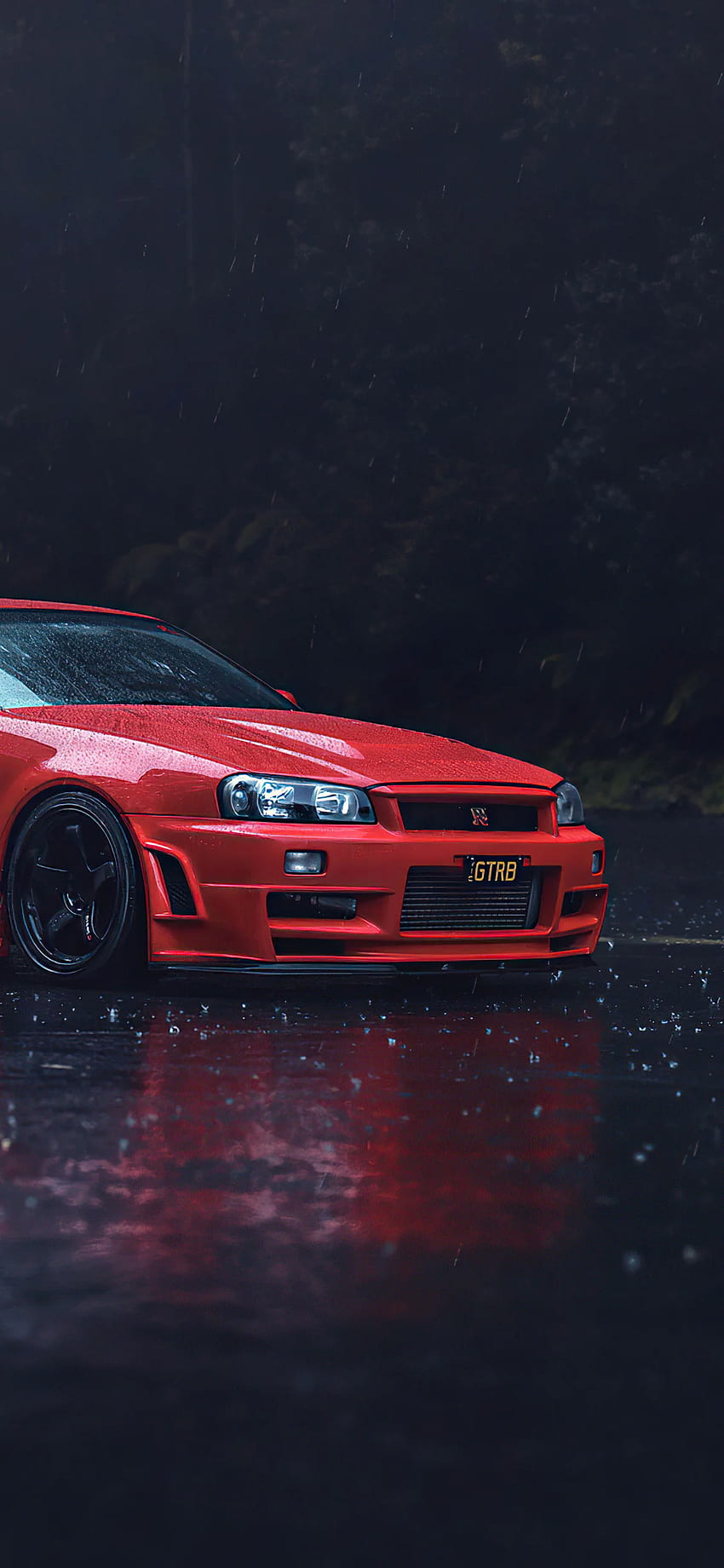 Red Nissan GTR R34 iPhone XS, iPhone 10, iPhone X , , Background, and, Red Nissan Skyline HD phone wallpaper