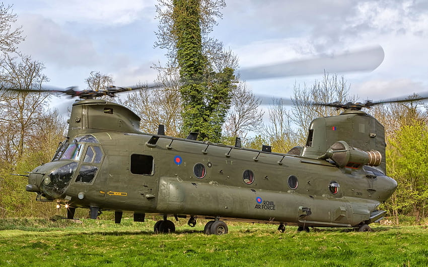 Boeing CH 47 Chinook, Helikopter Militer, CH 47 Chinook, Boeing, NATO, Angkatan Udara Kerajaan Untuk Dengan Resolusi . Kualitas tinggi Wallpaper HD