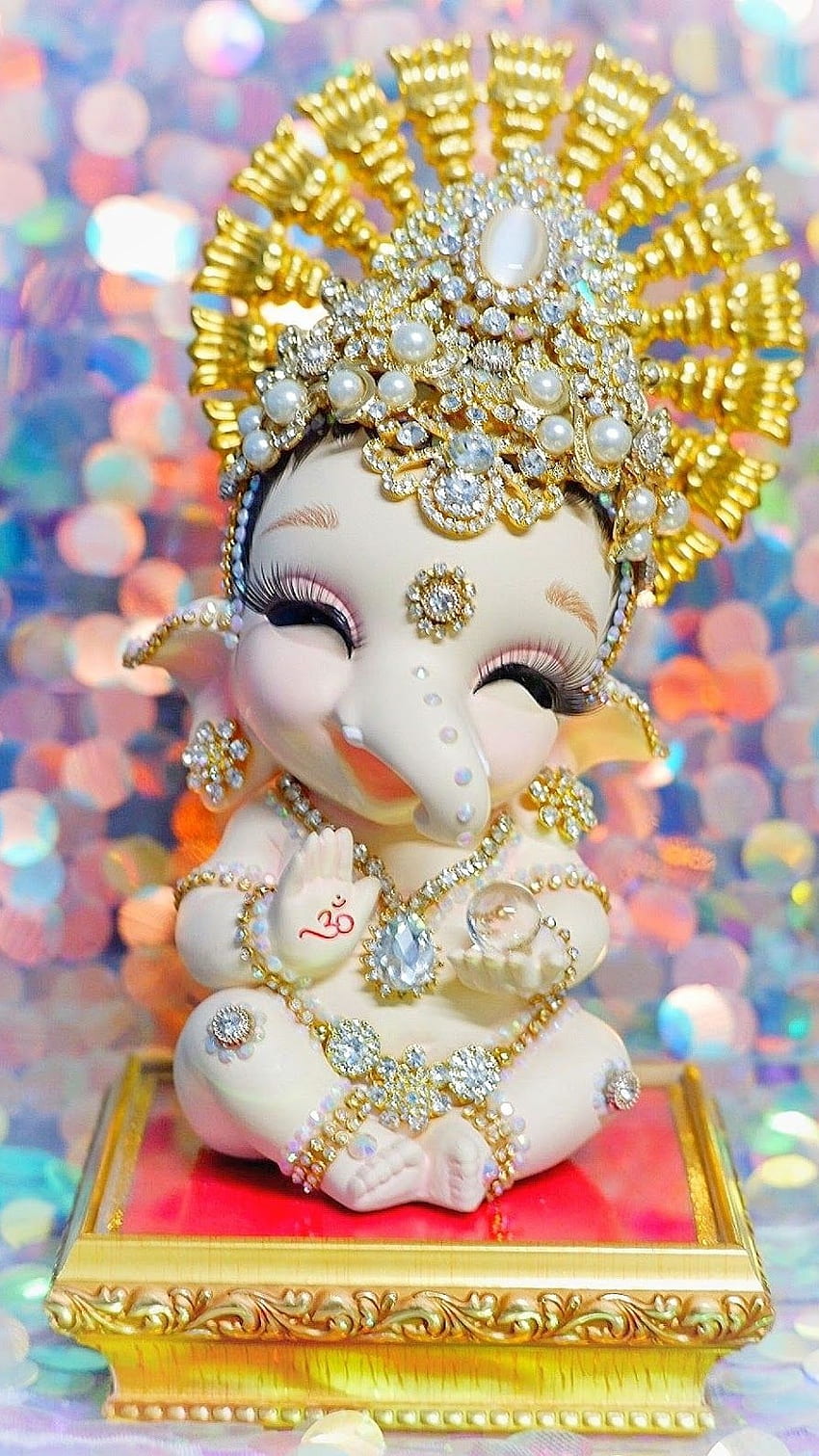 Bal Ganesh, Cute Baby Ganesh, uroczy, baby Ganesh Tapeta na telefon HD