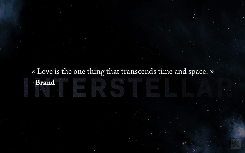 Black background with text overlay, Interstellar (movie), love, inspirational, space , Love in Space HD wallpaper