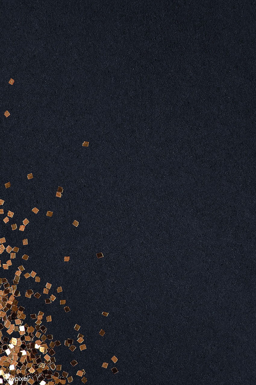 Ilustração de fundo padrão de partículas de ouro empoeiradas. por / Donlaya. Padrões de fundo, Fundo preto, Fundo azul escuro, Partículas douradas Papel de parede de celular HD