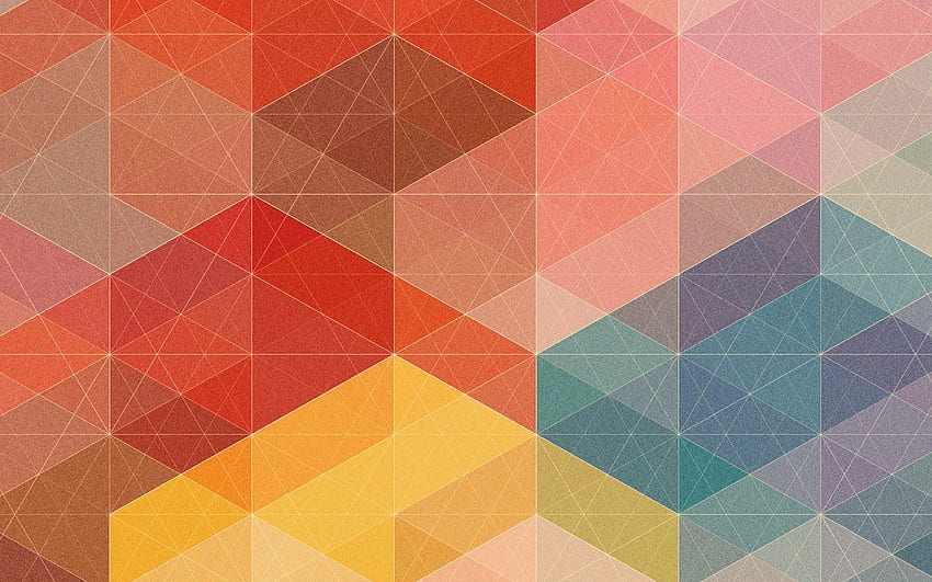 Cari Poligon. Pola Geometris , Pola Poligon, Abstrak, Geometris Pastel Wallpaper HD