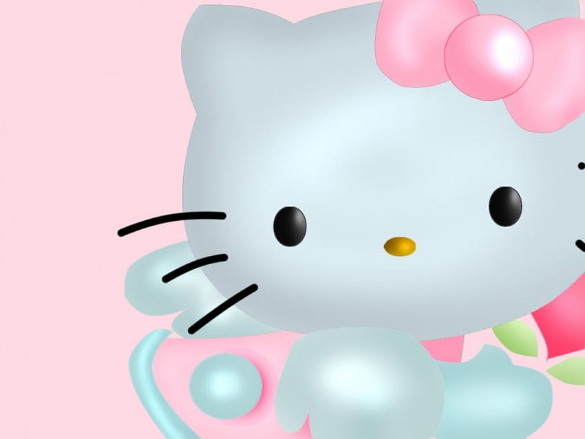 Hello Kitty, abstract, graphy HD wallpaper