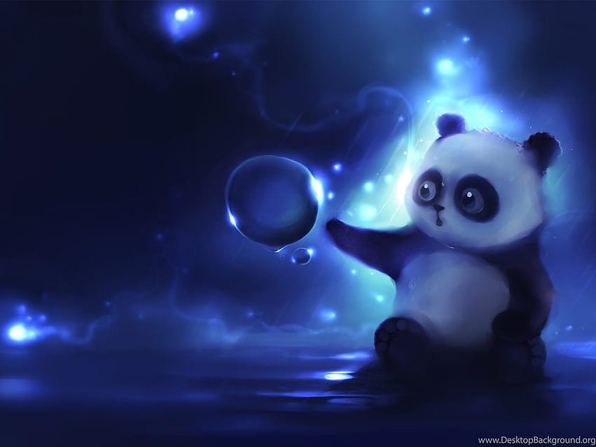 Cute Anime Panda Background HD wallpaper | Pxfuel