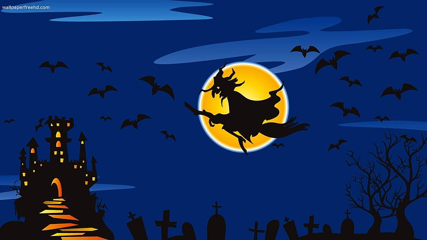 Penyihir Halloween – Koleksi Festival Wallpaper HD