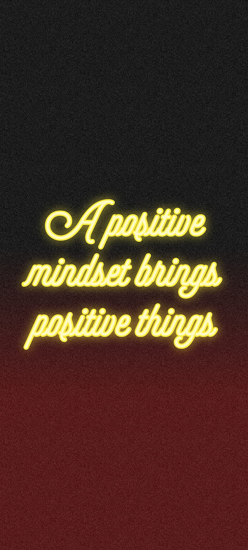 Positive, red, mind, electric yellow, effect, text, word, Golden, quotes HD phone wallpaper