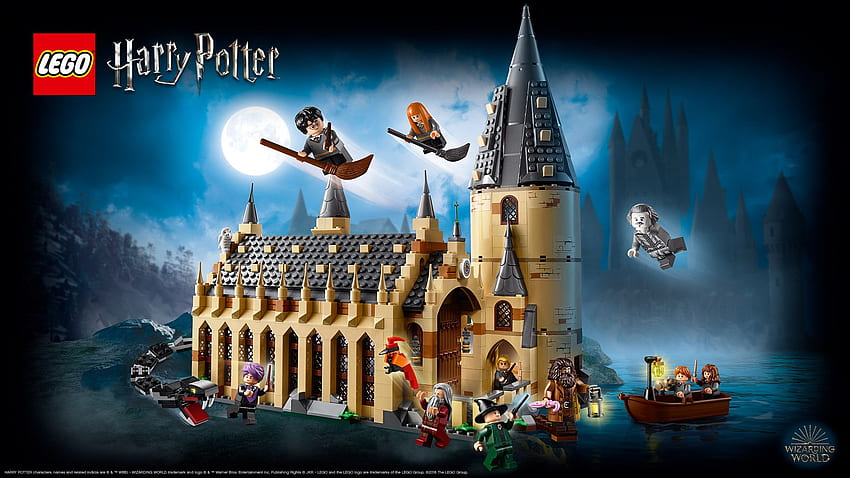 ห้องโถงใหญ่ Hogwarts™ - - LEGO® Harry Potter™ - LEGO, คริสต์มาสที่ Hogwarts Harry Potter วอลล์เปเปอร์ HD