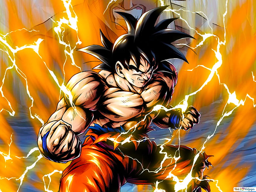 Goku aus Dragon Ball Z [Dragon Ball Legends Arts] für Goku iPad HD-Hintergrundbild