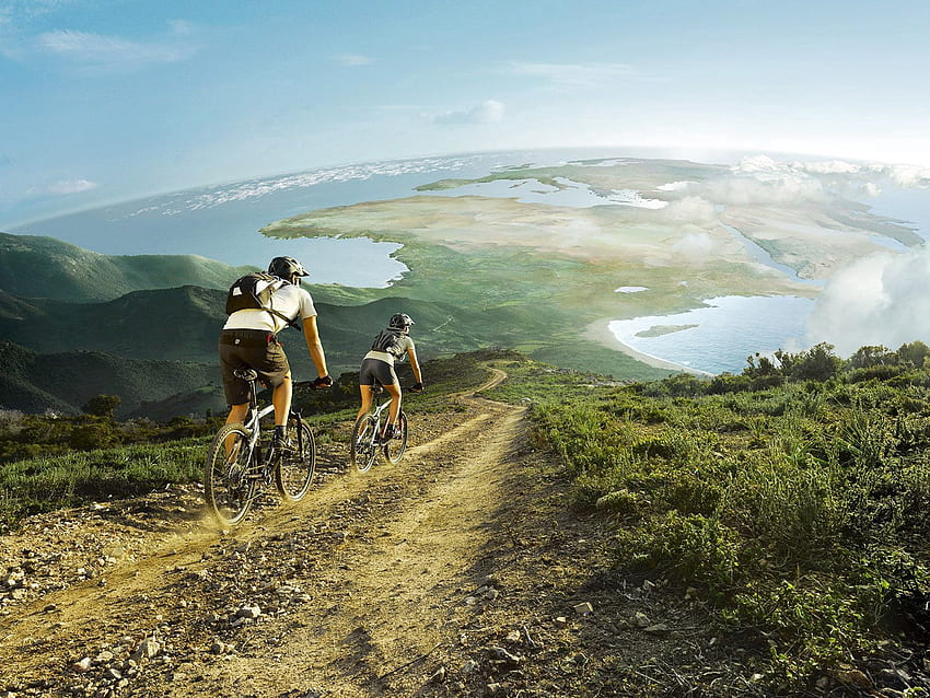 Sports, Montagnes, Route, Descente, Cyclistes, Check-In, Tour Fond d'écran HD