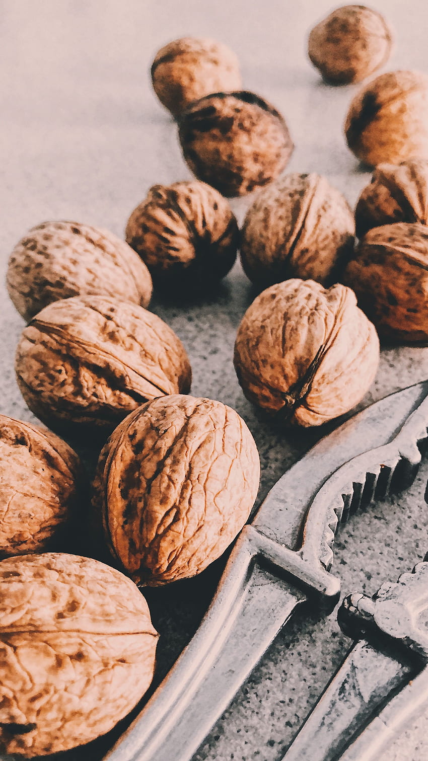 HD wallpaper wallnut and almond lot nuts shell almonds forest walnut   Wallpaper Flare
