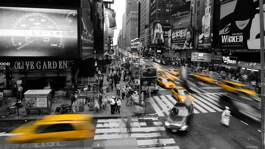 미드타운 맨하탄, 거리, 교통, 도시의 놀라운 HD 월페이퍼