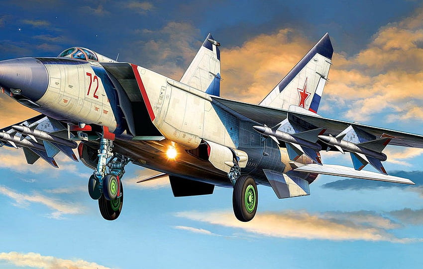 MiG 25, Russian Air Force HD wallpaper