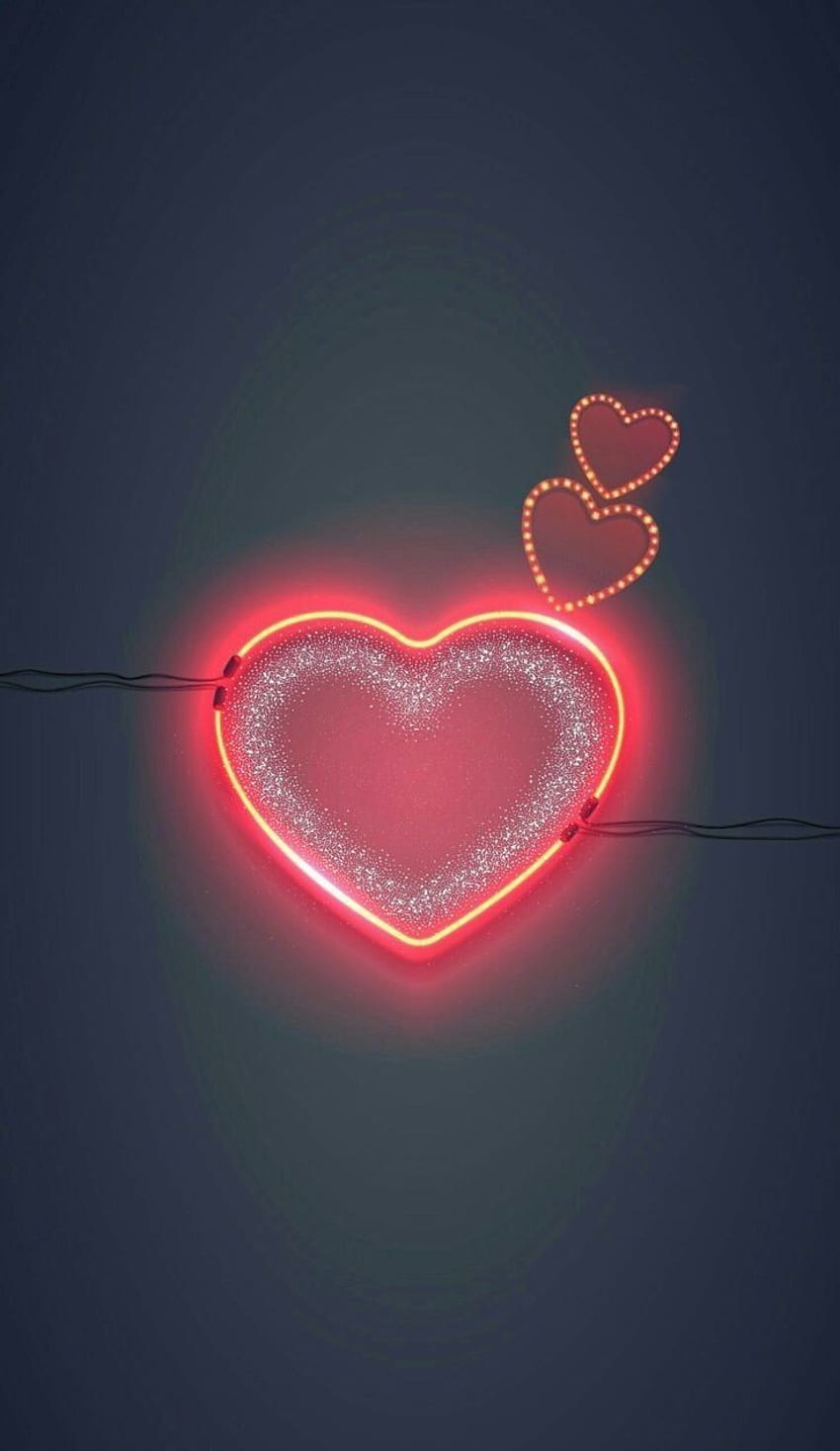 Ingrid Medrano on f. Neon , iphone neon, Heart . Neon , iphone neon, Heart , Cute Pink Neon Hearts HD phone wallpaper