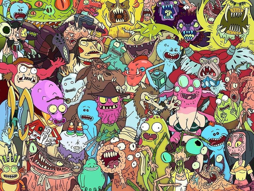 Awesome Rick Morty Ii Rick And Morty Amino w odniesieniu do Rick And Morty Graffiti w 2020 roku. Postacie Ricka i morty'ego, Plakat Ricka i morty'ego, Rick i morty Tapeta HD