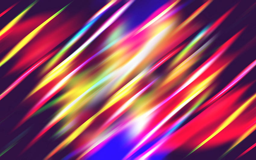 Abstract, Multicolored, Motley, Lines, Stripes, Streaks, Obliquely HD wallpaper