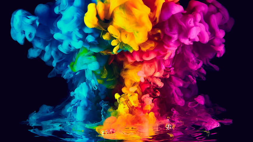 Cool Colorful Smoke Live, Colored Smoke HD wallpaper