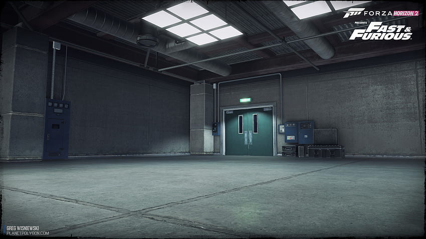ArtStation - Forza Horizon 2 meets Fast & Furious 7, Greg Wisniewski, Empty Garage HD wallpaper