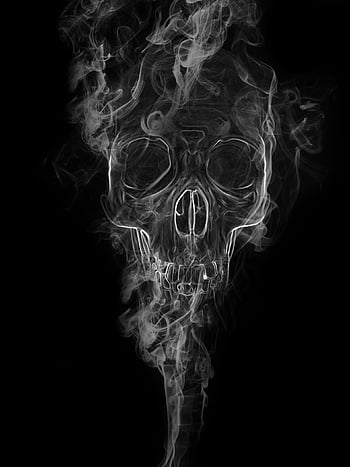 Smoking Skull Wallpaper Download  MOONAZ