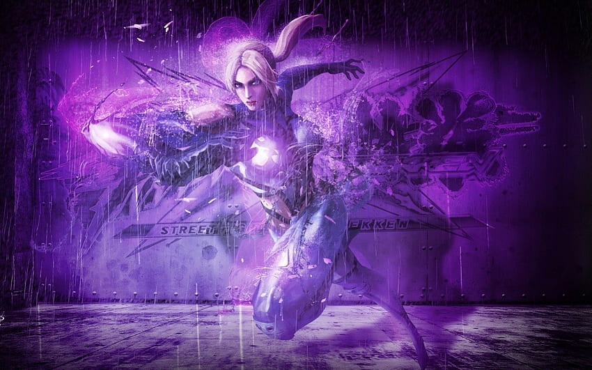 Nina Da Tekken, forza, forza potente, impatto rapido, colpi di fulmine Sfondo HD