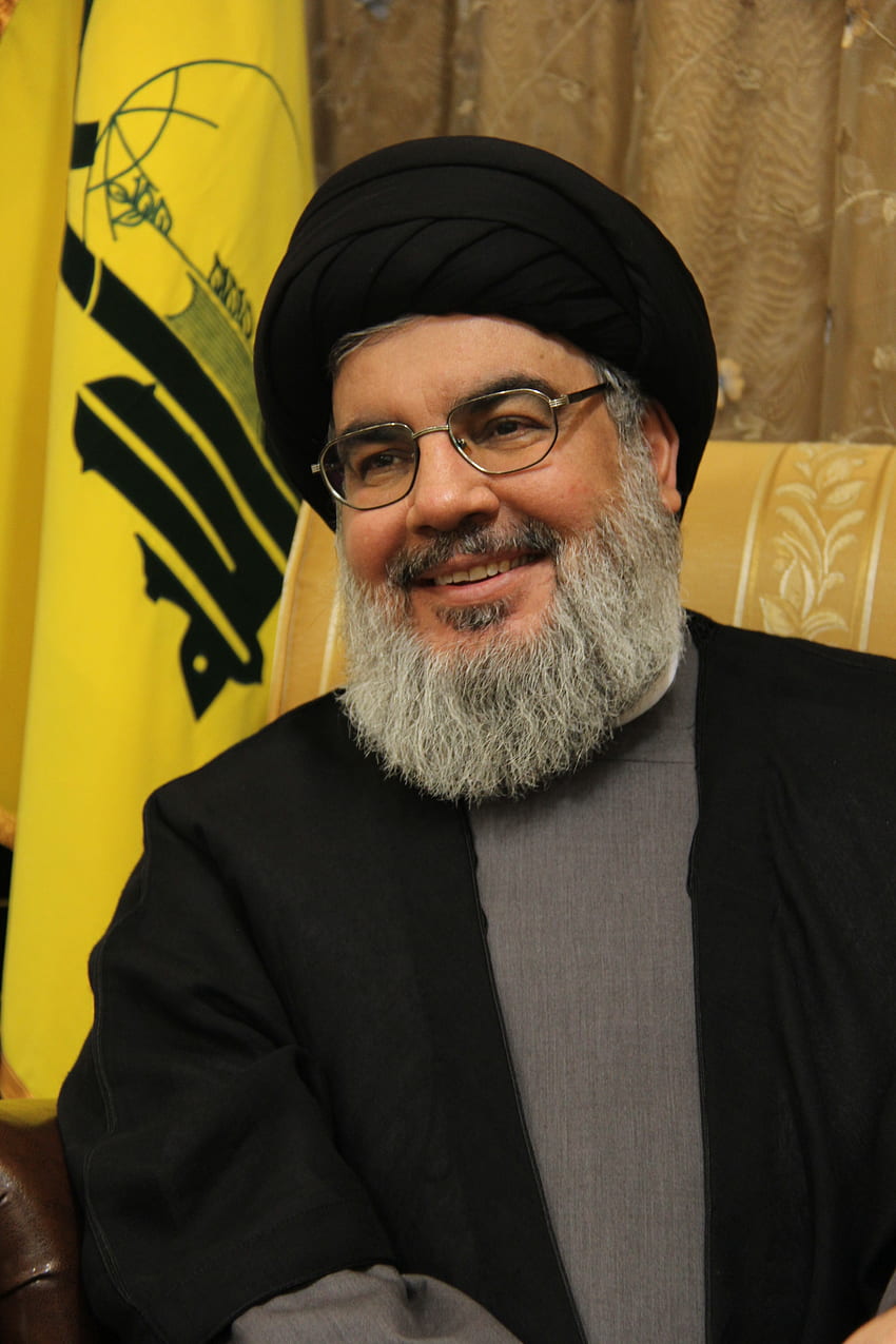 السيد حسن نصر الله. Islamischer, schiitischer Islam, Tapferste Krieger, Ali Khamenei HD-Handy-Hintergrundbild