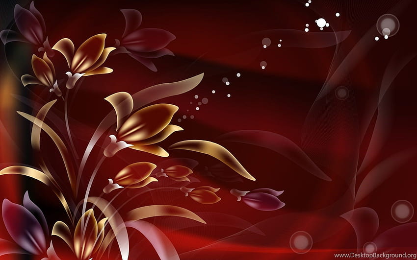 Fond de fleur rouge, fleur de Bourgogne Fond d'écran HD