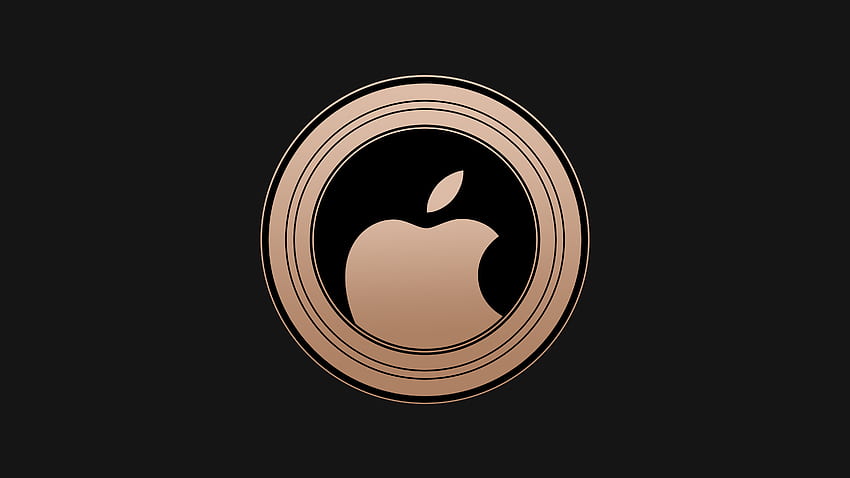iPhone XS, logo Apple, logo Apple Sfondo HD