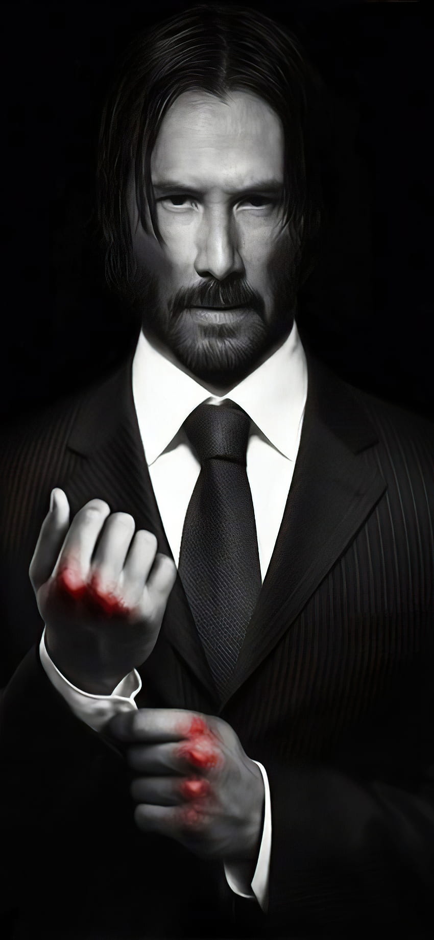 John Wick After Long Day iPhone XS, iPhone 10, iPhone X , , Background, and, John Wick Black HD電話の壁紙