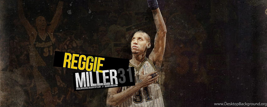 Reggie Miller Pacers By IshaanMishra HD wallpaper